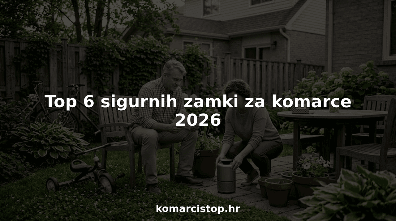 Top 6 sigurnih zamki za komarce 2026