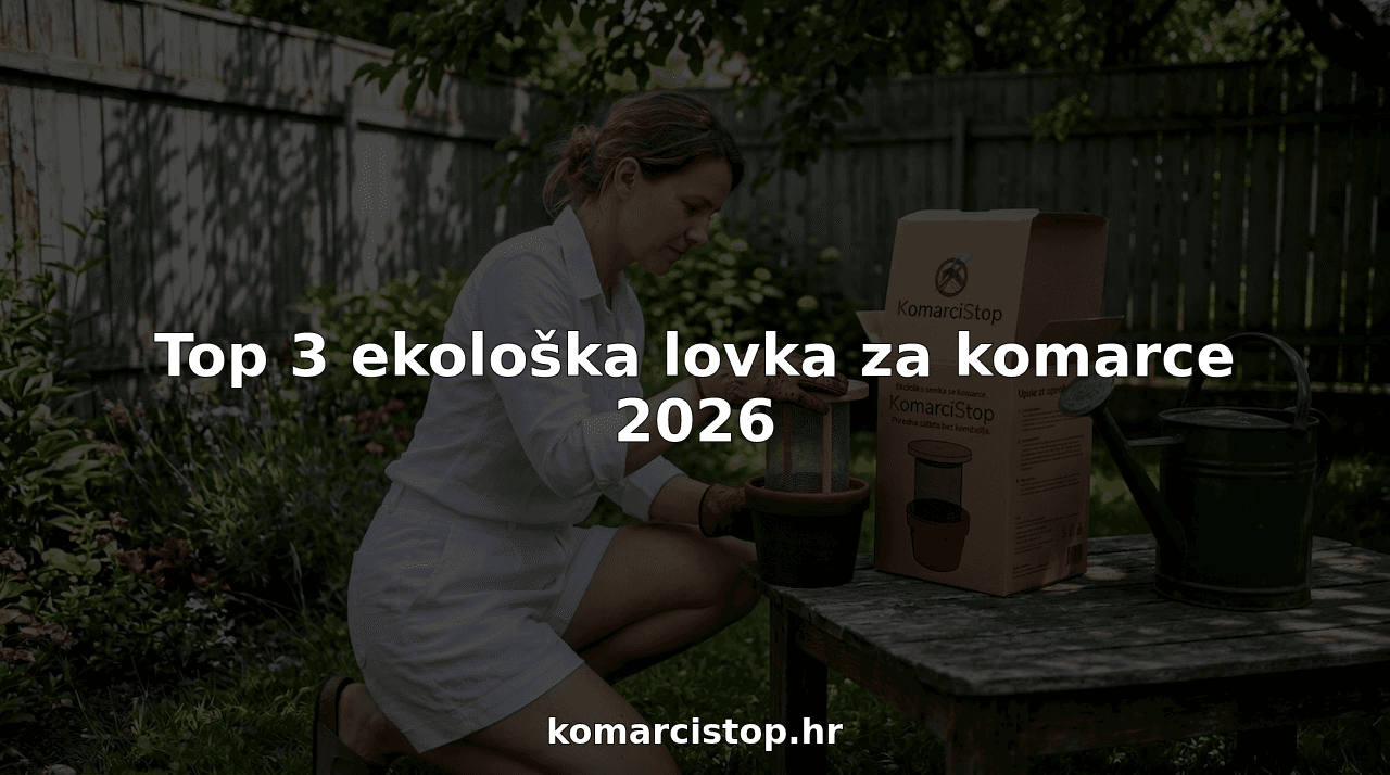 Top 3 ekološka lovka za komarce 2026